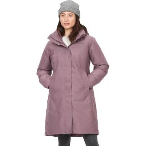 MARMOT womens Chelsea 700 Down Fill Coat With Hood(Hazy Purple – Latest Collection)