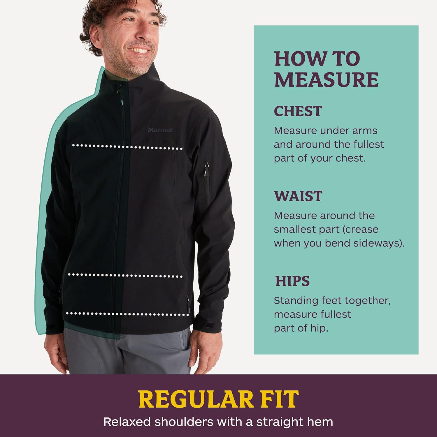 imageMARMOT Mens Alsek Jacket Lightweight WaterResistant SoftshellBlack