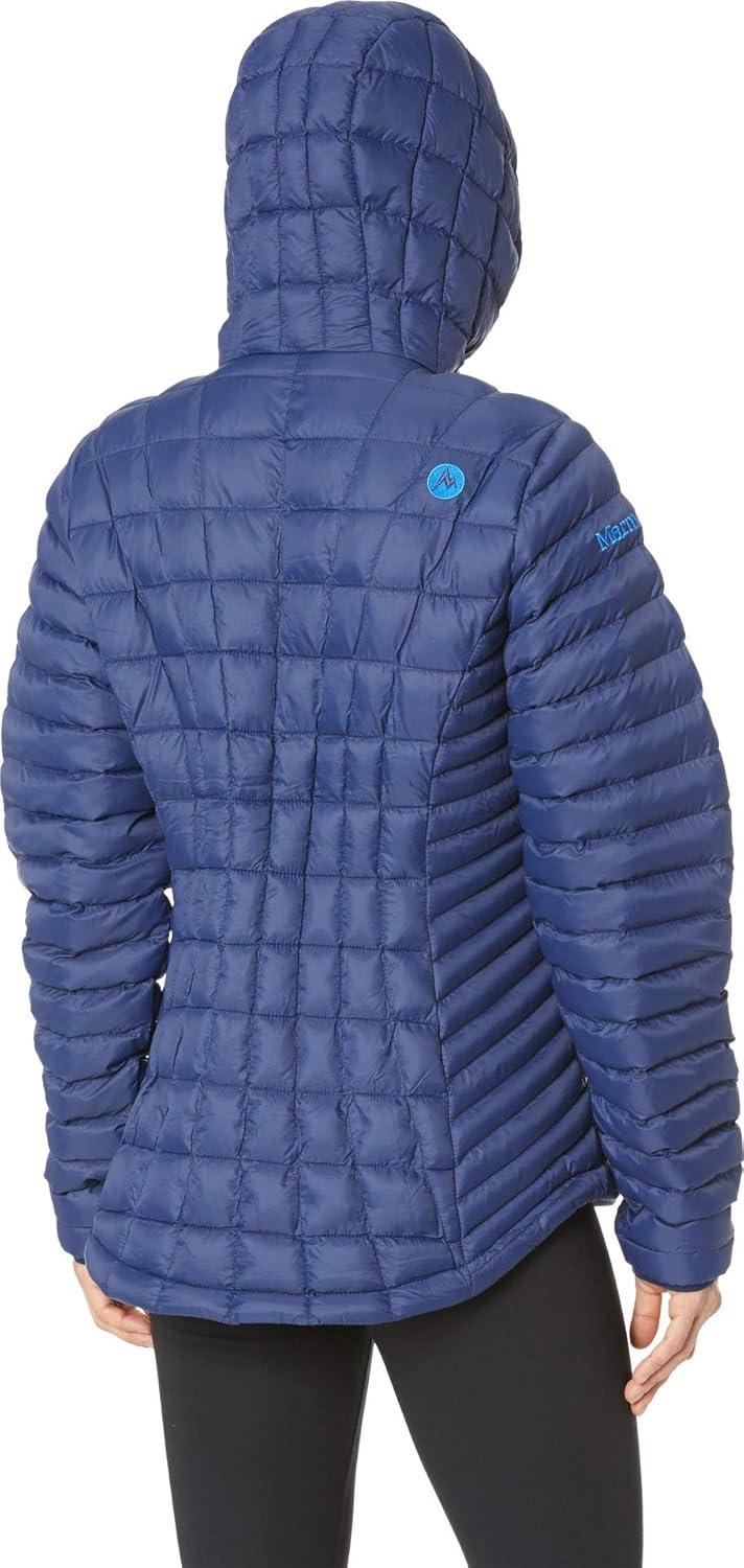 imageMARMOT Womens Featherless Hoody Lightweight DownAlternative Puffer Jacket with HoodArctic Navy