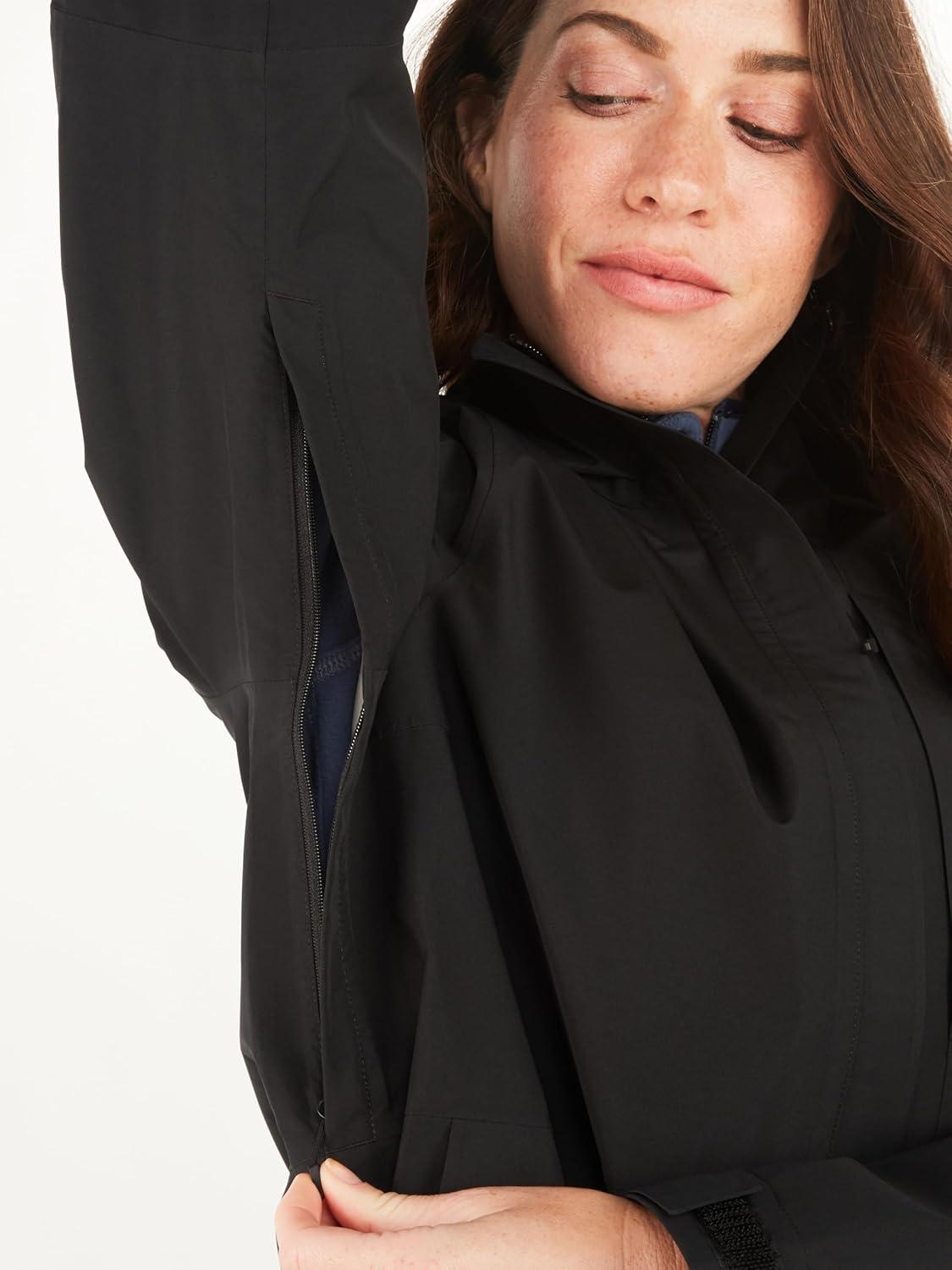 imageMARMOT Womens GORETEX Minimalist Rain Jacket Packable Breathable Durable Wind amp Water ProtectionBlack