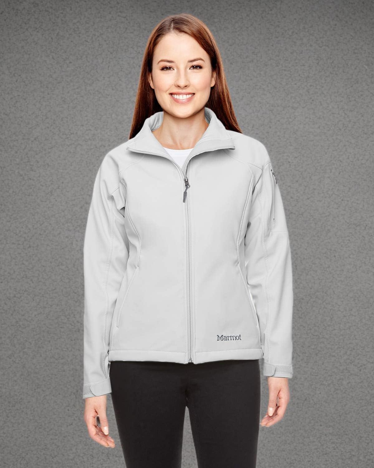 imageMARMOT Womens Gravity Jacket Windproof WaterResistant Breathable SoftshellGlacier Grey