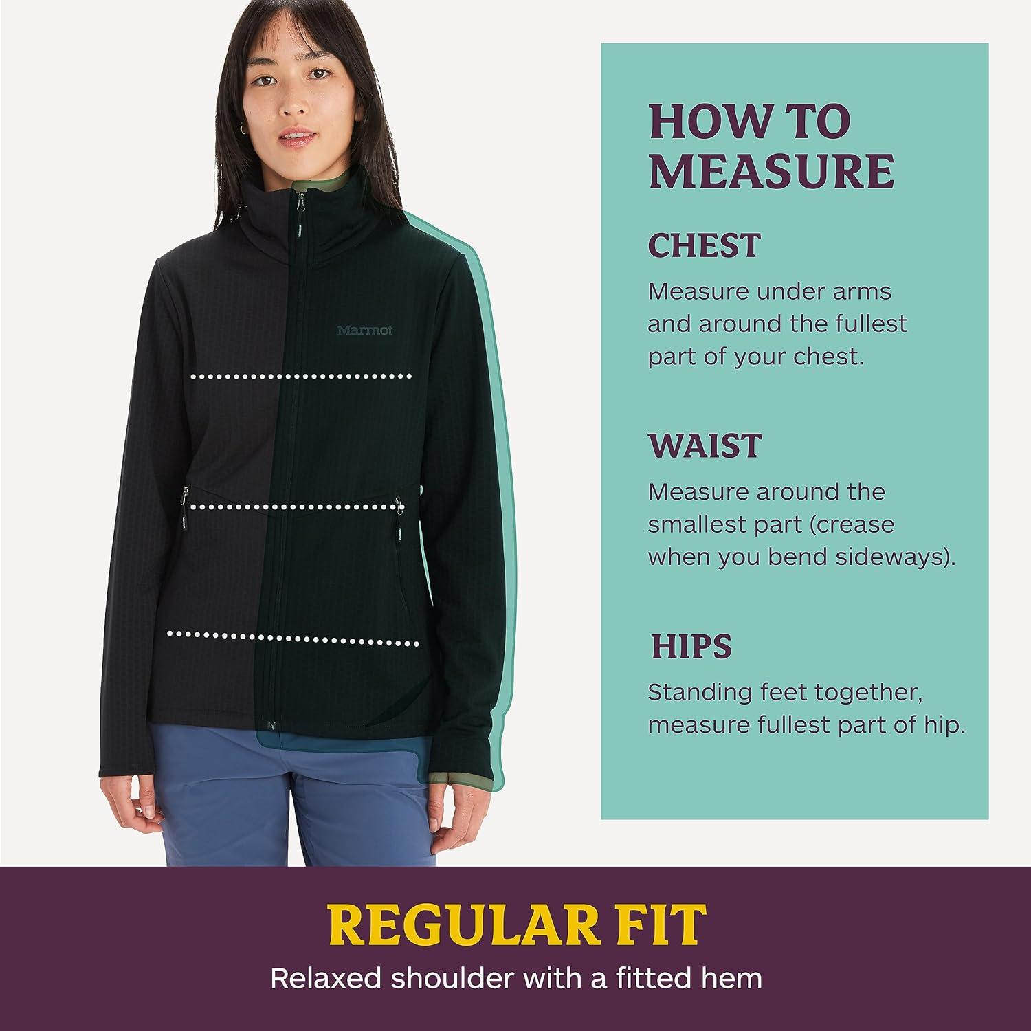 imageMARMOT Womens Leconte Fleece Jacket Lightweight Breathable Technical Grid Fleeced LayerGrapefruit