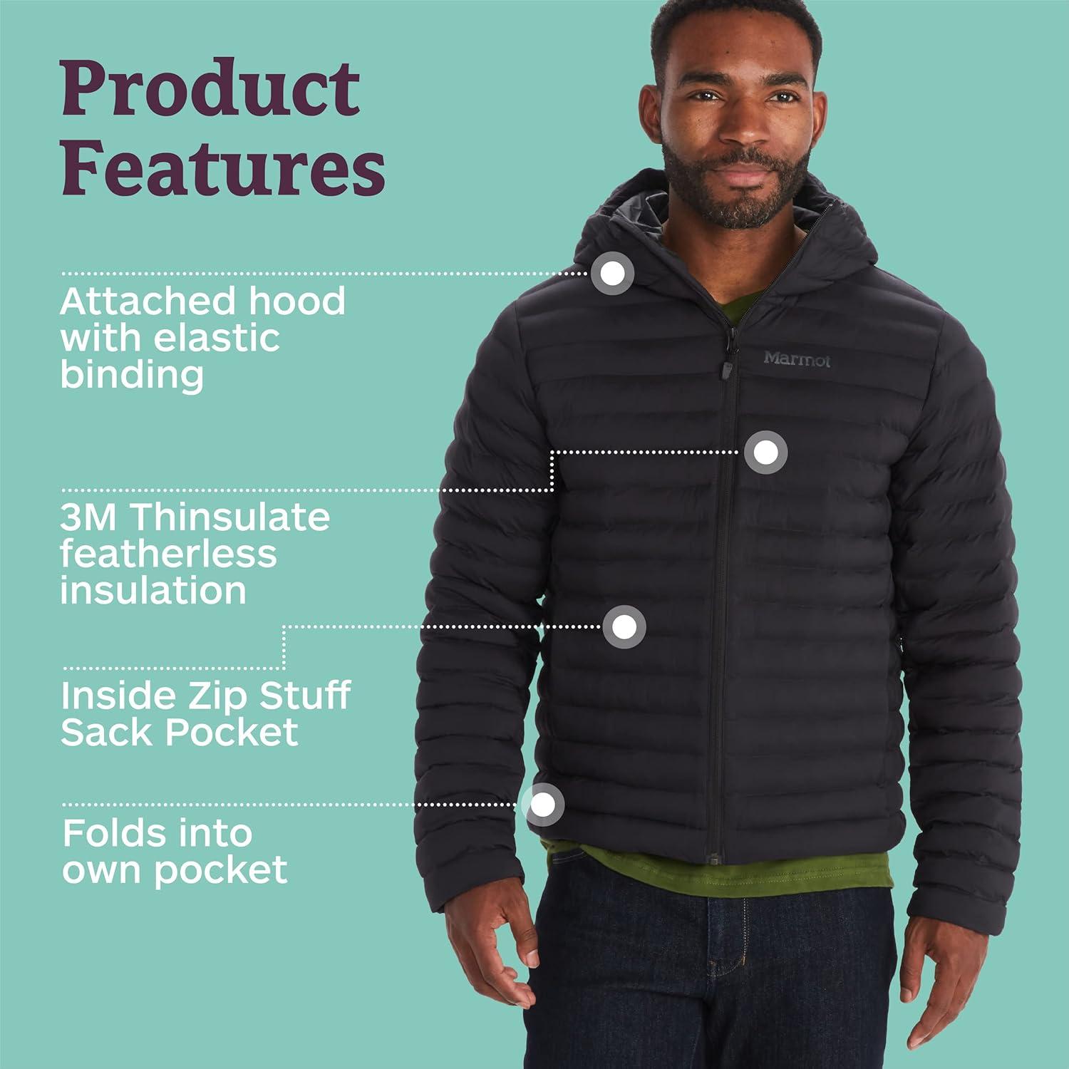 imageMARMOT mens Echo Featherless HoodyBlack Latest Collection