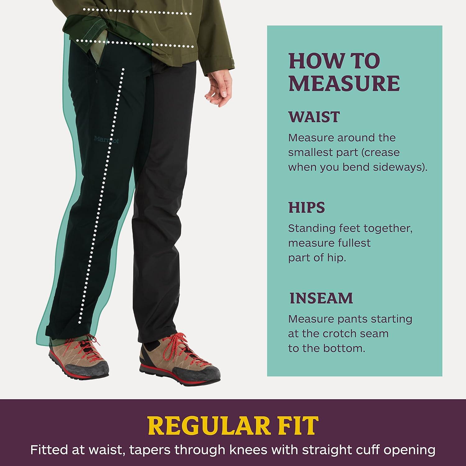 imageMarmot Womens GoreTEX Minimalist Rain Pant Packable Breathable Durable Wind amp Water ProtectionBlack