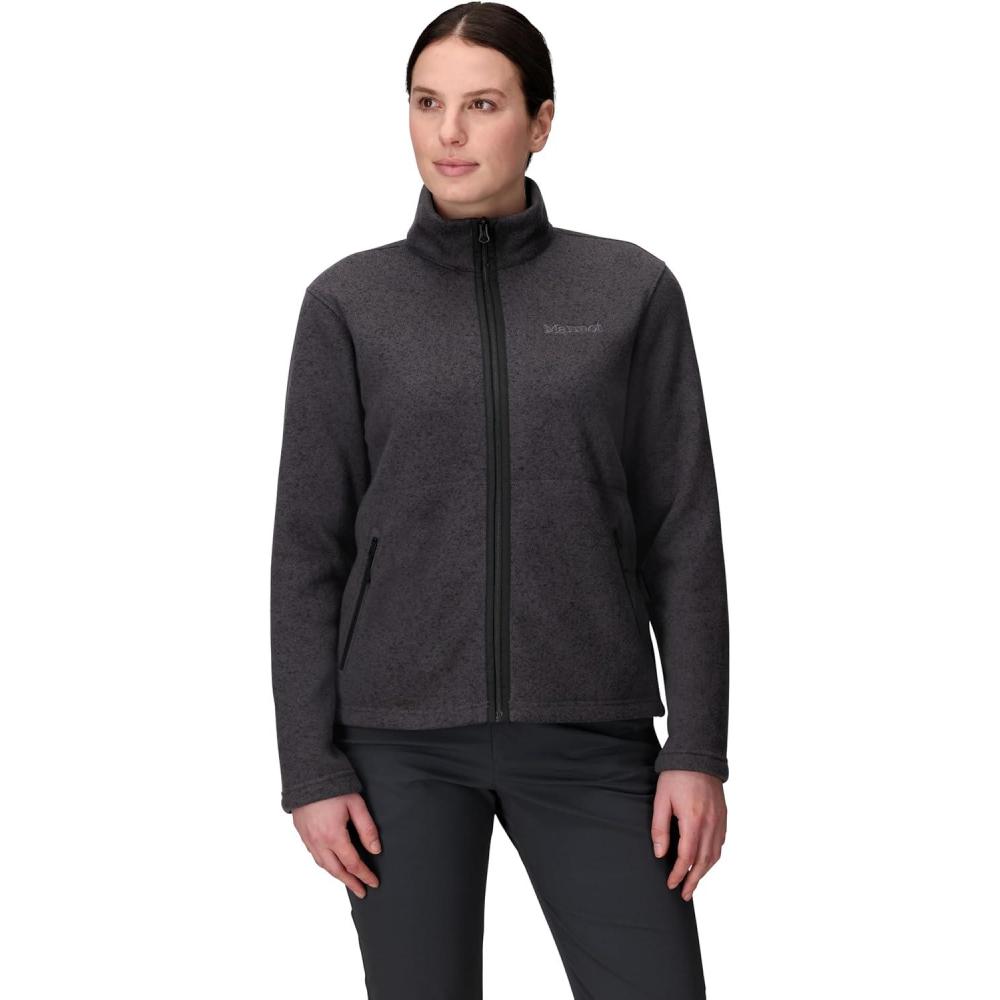 imageARMOT Womens Drop Line Jacket Casual Fleece for Camping amp BackpackingBlack Heather
