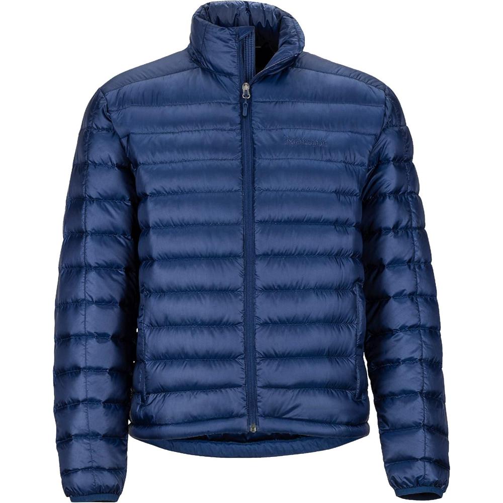imageMARMOT Mens Zeus Jacket 700Fill Insulated WaterResistant Lightweight PufferArctic Navy