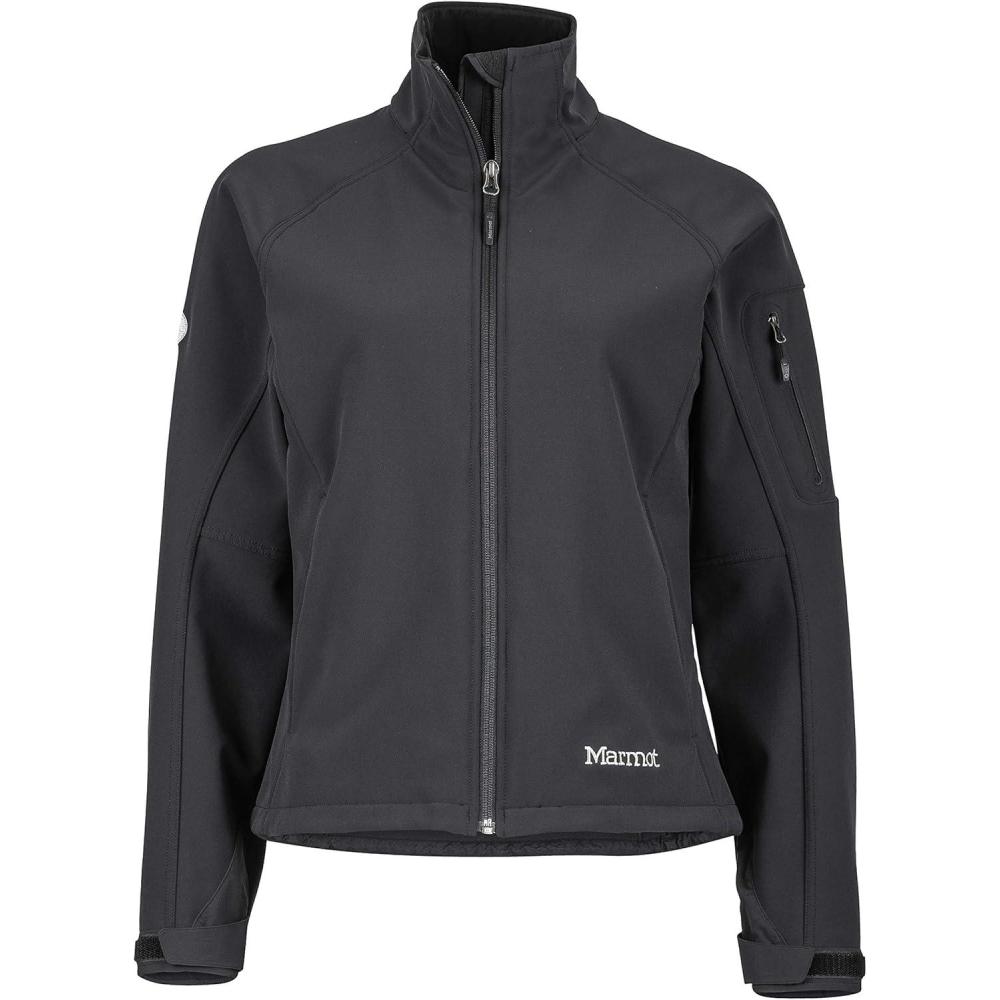 imageMARMOT Womens Gravity Jacket Windproof WaterResistant Breathable SoftshellBlack