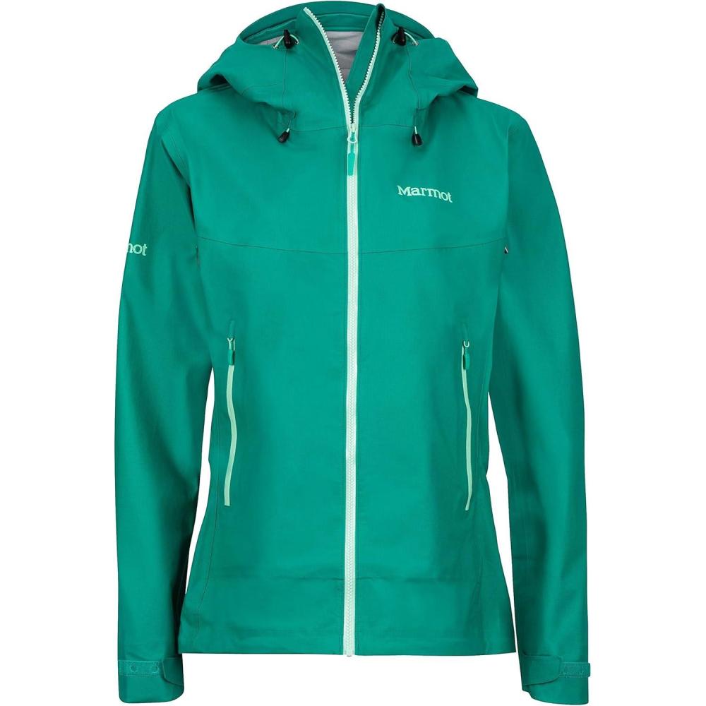 imageMARMOT Womens Starfire Rain Jacket Lightweight Waterproof RaincoatGreen Garnet