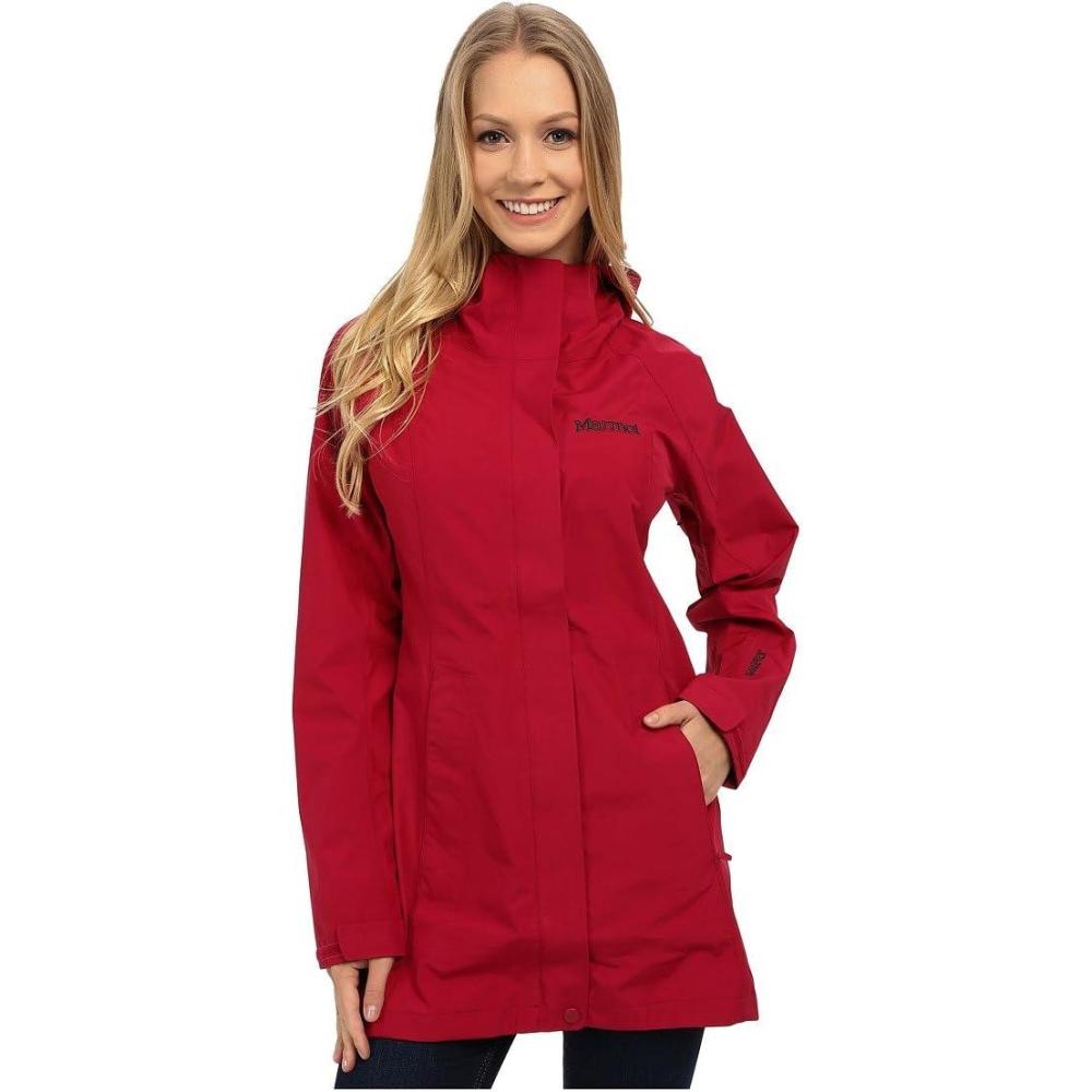 imageMARMOT womens Essential Lightweight Waterproof Rain JacketDark Raspberry