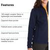 ARMOT Women’s Drop Line Jacket – Casual Fleece for Camping & Backpacking(Arctic Navy)