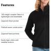 ARMOT Women’s Drop Line Jacket – Casual Fleece for Camping & Backpacking(Black)