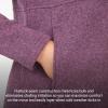 ARMOT Women’s Drop Line Jacket – Casual Fleece for Camping & Backpacking(Purple Fig)