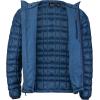 MARMOT Men’s Featherless Hoody – Lightweight Down-Alternative Puffer Jacket with Hood(Denim)