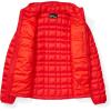 MARMOT Men’s Featherless Hoody – Lightweight Down-Alternative Puffer Jacket with Hood(Team Red)
