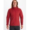 MARMOT Men’s Featherless Hybrid Jacket – Down-Alternative Puffer Layer(Brick)
