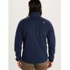 MARMOT Men’s Featherless Hybrid Jacket – Down-Alternative Puffer Layer(Steel Onlyx/Victory Red)