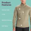 MARMOT Men’s Leconte Fleece 1/2 Zip Pullover Jacket – Lightweight, Breathable, Technical Grid Fleeced Layer(Vetiver)