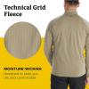 MARMOT Men’s Leconte Fleece 1/2 Zip Pullover Jacket – Lightweight, Breathable, Technical Grid Fleeced Layer(Vetiver)
