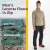 MARMOT Men’s Leconte Fleece 1/2 Zip Pullover Jacket – Lightweight, Breathable, Technical Grid Fleeced Layer(Vetiver)