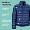 MARMOT Men’s Zeus Jacket – 700-Fill Insulated, Water-Resistant, Lightweight Puffer(Arctic Navy)