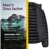 MARMOT Men’s Zeus Jacket – 700-Fill Insulated, Water-Resistant, Lightweight Puffer(Jet Black)