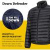 MARMOT Men’s Zeus Jacket – 700-Fill Insulated, Water-Resistant, Lightweight Puffer(Jet Black)