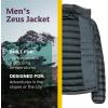 MARMOT Men’s Zeus Jacket – 700-Fill Insulated, Water-Resistant, Lightweight Puffer(Slate Grey)