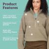 MARMOT Women’s Aros 1/2 Zip Jacket – Pullover Sherpa Fleece Jacket with Retro Style(Vetiver)