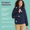 MARMOT Women’s Echo Featherless Hoody – Lightweight, Down-Alternative Hooded Insulated Jacket, Arctic Navy, Large