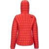 MARMOT Women’s Featherless Hoody – Lightweight Down-Alternative Puffer Jacket with Hood(Victory Red)