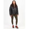 MARMOT Women’s Guides Down Hoody – 700-Fill Insulated, Water-Resistant, Lightweight Puffer Jacket with Hood(Shiny Black)
