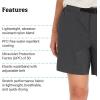 MARMOT Women’s Kodachrome 7″ Shorts – Lightweight, Breathable, Water-Repellant Quick-Drying Stretch with UPF Protection(Dark Steel)