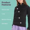 MARMOT Women’s Leconte Fleece 1/2 Zip Pullover Jacket – Lightweight, Breathable, Technical Grid Fleeced Layer(Black)