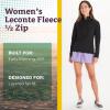 MARMOT Women’s Leconte Fleece 1/2 Zip Pullover Jacket – Lightweight, Breathable, Technical Grid Fleeced Layer(Black)