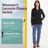 MARMOT Women’s Leconte Fleece Jacket – Lightweight, Breathable, Technical Grid Fleeced Layer(Black)
