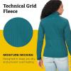 MARMOT Women’s Leconte Fleece Jacket – Lightweight, Breathable, Technical Grid Fleeced Layer(Dark Jungle)