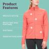 MARMOT Women’s Leconte Fleece Jacket – Lightweight, Breathable, Technical Grid Fleeced Layer(Grapefruit)