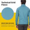 MARMOT mens Leconte Fleece Jacket(Moon River)