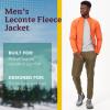 MARMOT mens Leconte Fleece Jacket(Tangelo)