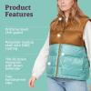 MARMOT womens Women’s Guides Down Vest(Hazel/Blue Agave)