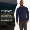 Marmot Men’s Drop Line 1/2 Zip Pullover Lightweight 100-Weight Sweater Fleece Jacket(Arctic Navy 2975)