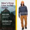 Marmot Men’s Drop Line 1/2 Zip Pullover Lightweight 100-Weight Sweater Fleece Jacket(Arctic Navy Nordic 22535)