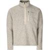 Marmot Men’s Drop Line 1/2 Zip Pullover Lightweight 100-Weight Sweater Fleece Jacket(Birch Bark Heather)