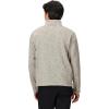 Marmot Men’s Drop Line 1/2 Zip Pullover Lightweight 100-Weight Sweater Fleece Jacket(Birch Bark Heather)