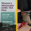 Marmot Women’s Gore-TEX Minimalist Rain Pant – Packable, Breathable, Durable Wind & Water Protection(Black)