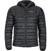 MARMOT Men’s Featherless Hoody – Lightweight Down-Alternative Puffer Jacket with Hood(Black)