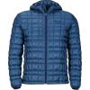 MARMOT Men’s Featherless Hoody – Lightweight Down-Alternative Puffer Jacket with Hood(Denim)