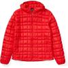 MARMOT Men’s Featherless Hoody – Lightweight Down-Alternative Puffer Jacket with Hood(Team Red)