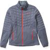 MARMOT Men’s Featherless Hybrid Jacket – Down-Alternative Puffer Layer(Steel Onlyx/Victory Red)