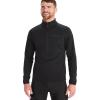 MARMOT Men’s Leconte Fleece 1/2 Zip Pullover Jacket – Lightweight, Breathable, Technical Grid Fleeced Layer(Black)